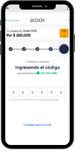 Proceso en website 5